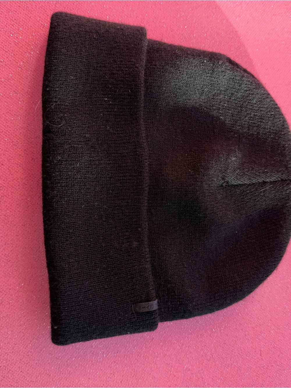 Levi's Black Fold-Over Beanie
